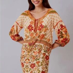 Floral Bohemian Women's Top - Multicolor